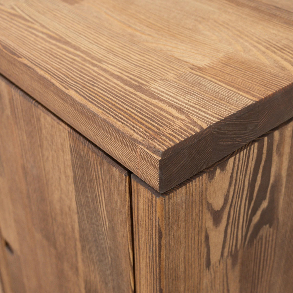 KOMMODE aus Massivholz MARIKA 2/6 - Dunkelbraun, Holz (180/71/40cm) - Seart