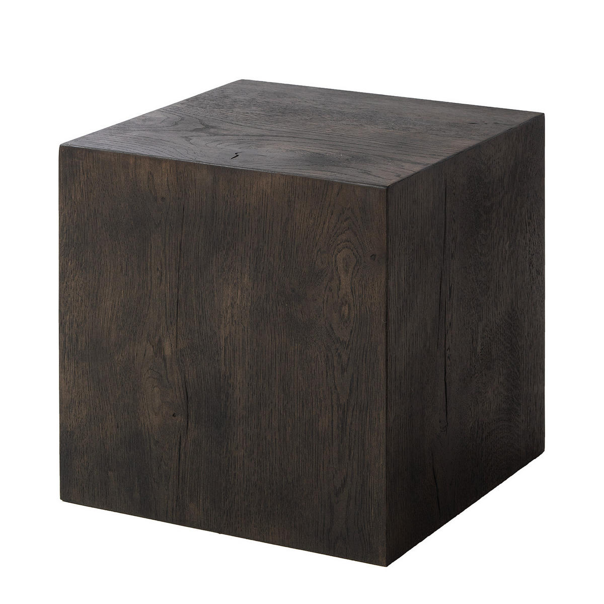 BEISTELLTISCH - Echtholzfurnier - Eichefarben, Holzwerkstoff (40/40/40cm) - home24