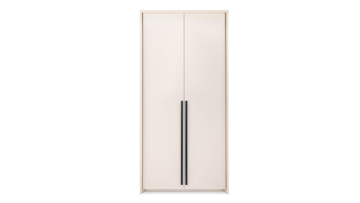 DREHTÜRENSCHRANK AZIR 105/217/65 cm 2-türig Beige - Beige, Holzwerkstoff (105/217/65cm) - MASSENO