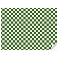 KINDERTAPETE - Schachbrett - Muster - Grün - 280x200 cm - Grün, Papier (280/200cm) - OnlyWow