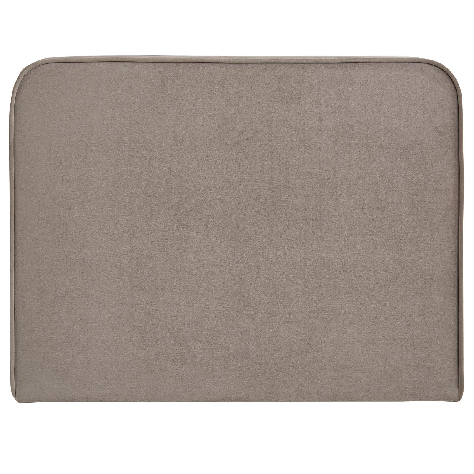 KOPFTEIL LUNAR 90X190 CM - Greige, Textil (90/68/6cm) - IDIMEX