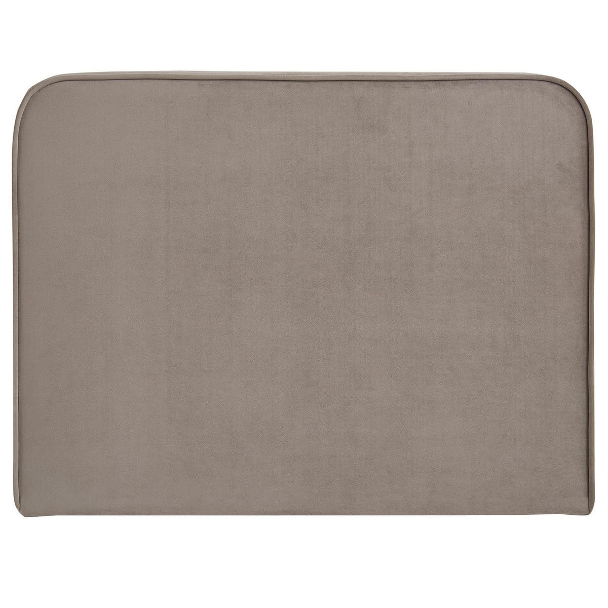 KOPFTEIL LUNAR 90X190 CM - Greige, Textil (90/68/6cm) - IDIMEX