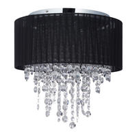DECKENLAMPE - Multicolor, Kunststoff/Textil (40/40/39cm) - Relaxdays