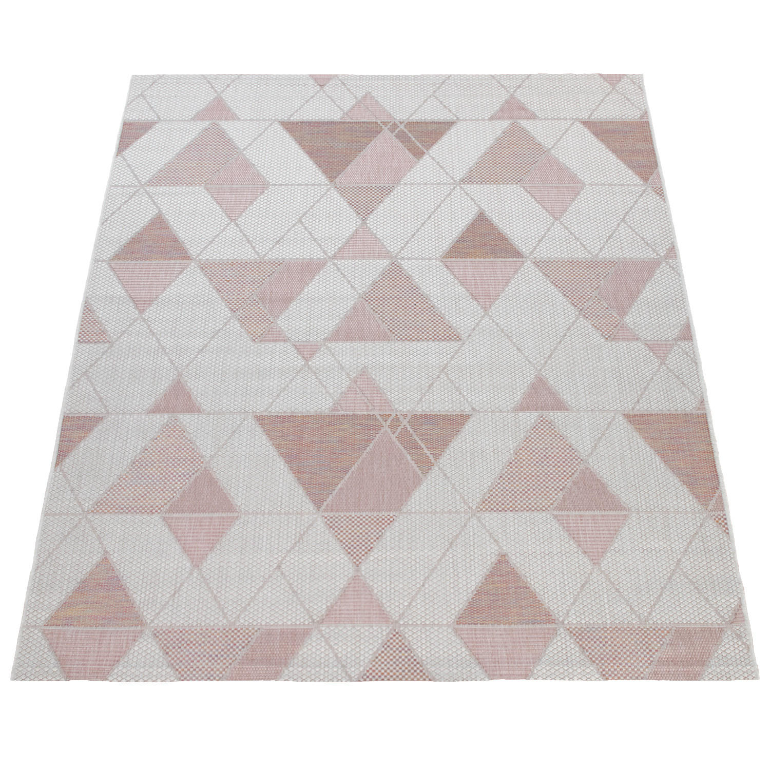OUTDOORTEPPICH 60/100 cm Kuba 130 - Rosa, Textil (60/100cm) - Paco Home