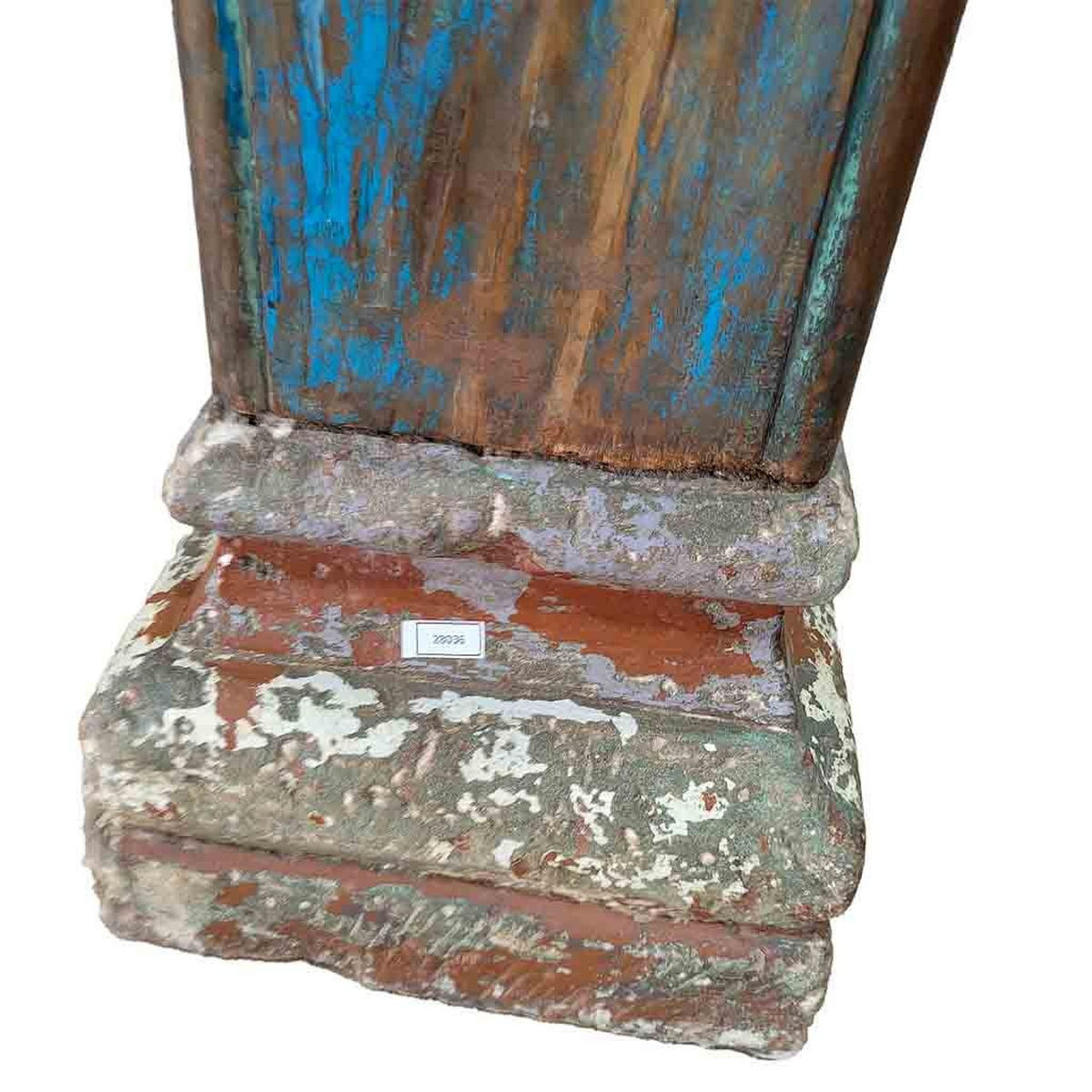 DEKORATIONSSTÜCK aus Holz, blau, 32x230cm - Braun, Holz (32/230/32cm) - Wanderlust