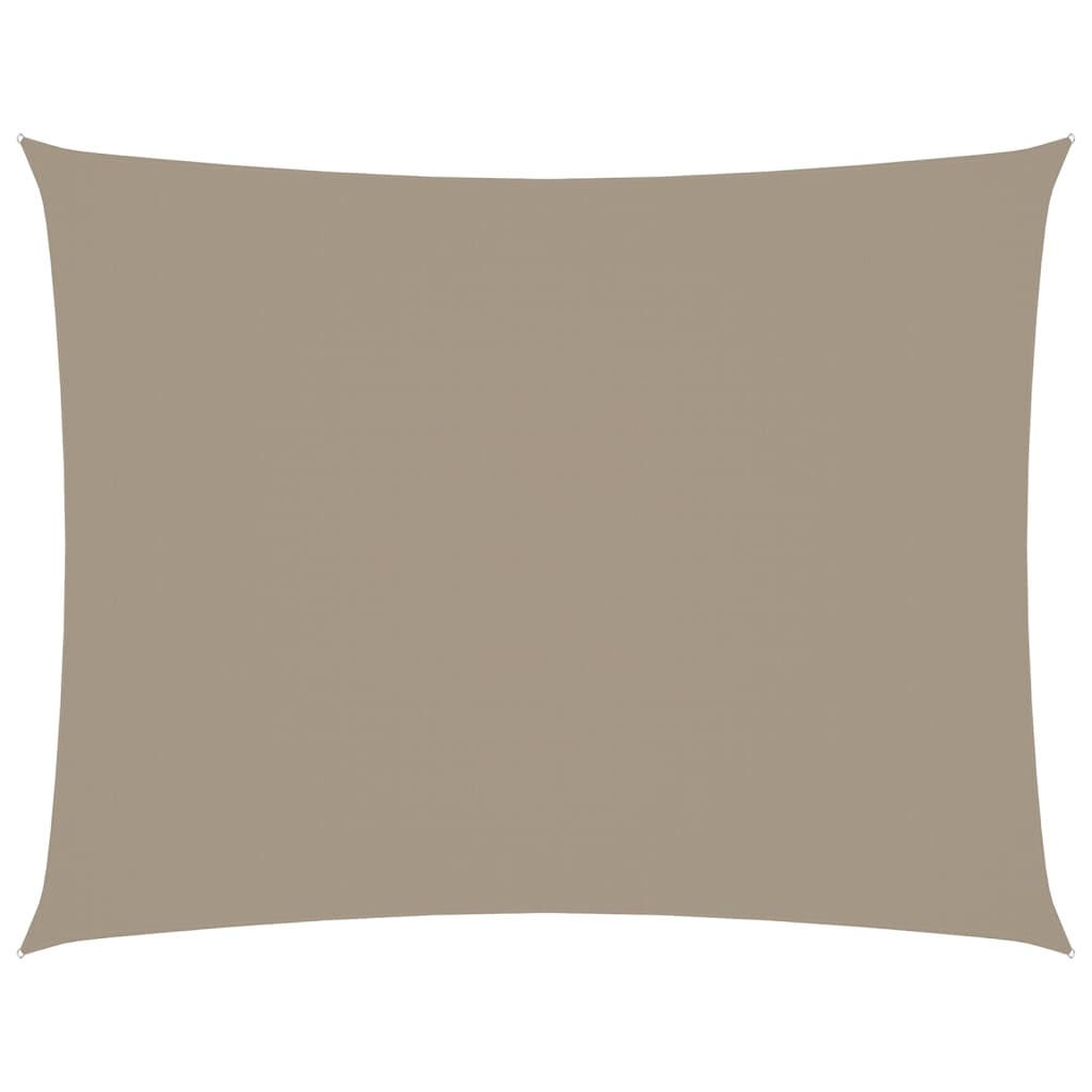 SONNENSEGEL Oxford-Gewebe Rechteckig 2,5x3,5 m Taupe - Taupe, Textil (350/250cm) - furnicato