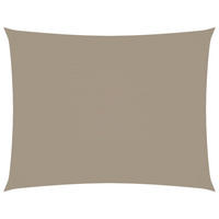 SONNENSEGEL Oxford-Gewebe Rechteckig 2,5x3,5 m Taupe - Taupe, Textil (350/250cm) - furnicato