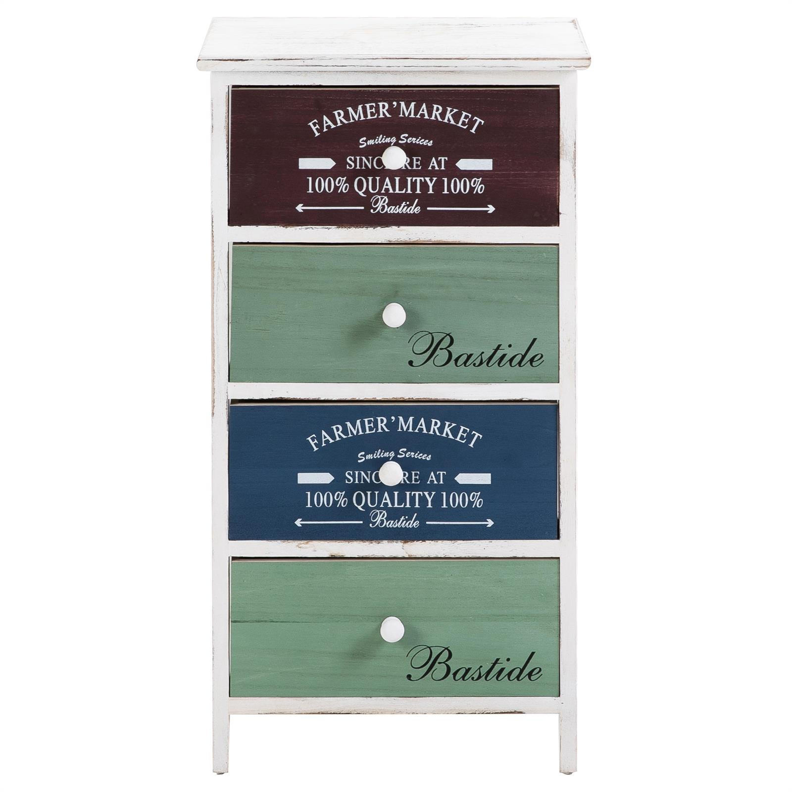 KOMMODE COLORIS - Weiß, Holzwerkstoff (40/77/30cm) - CARO-Möbel