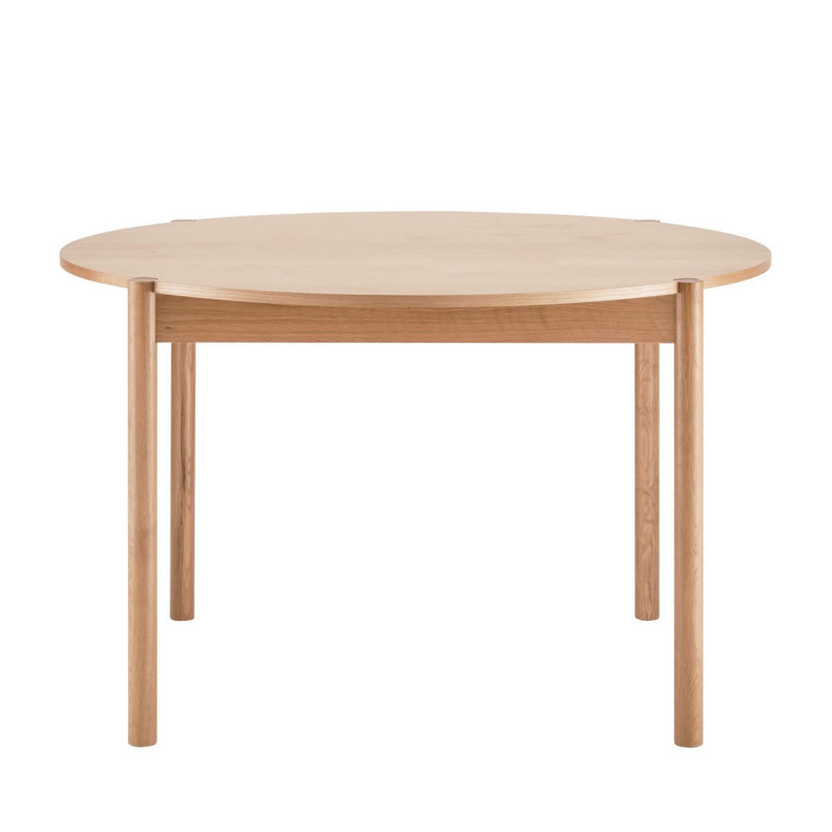 ESSTISCH - Esstisch für 4 Personen aus Holz - Klares Holz - Eschefarben, Holz (120/120/75cm) - Drawer