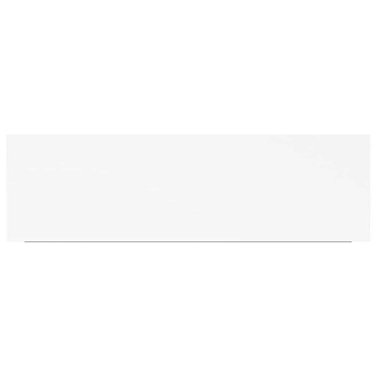 WANDBOARD 80/23,5/3,8 cm aus MDF Weiß Max. Belastbarkeit 10 KG - Weiß, Holzwerkstoff/Metall (80/3.8/23.5cm) - vidaXL