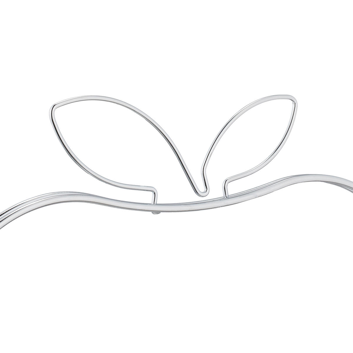 OBSTSCHALE - Silberfarben, Metall (28.5cm) - Relaxdays