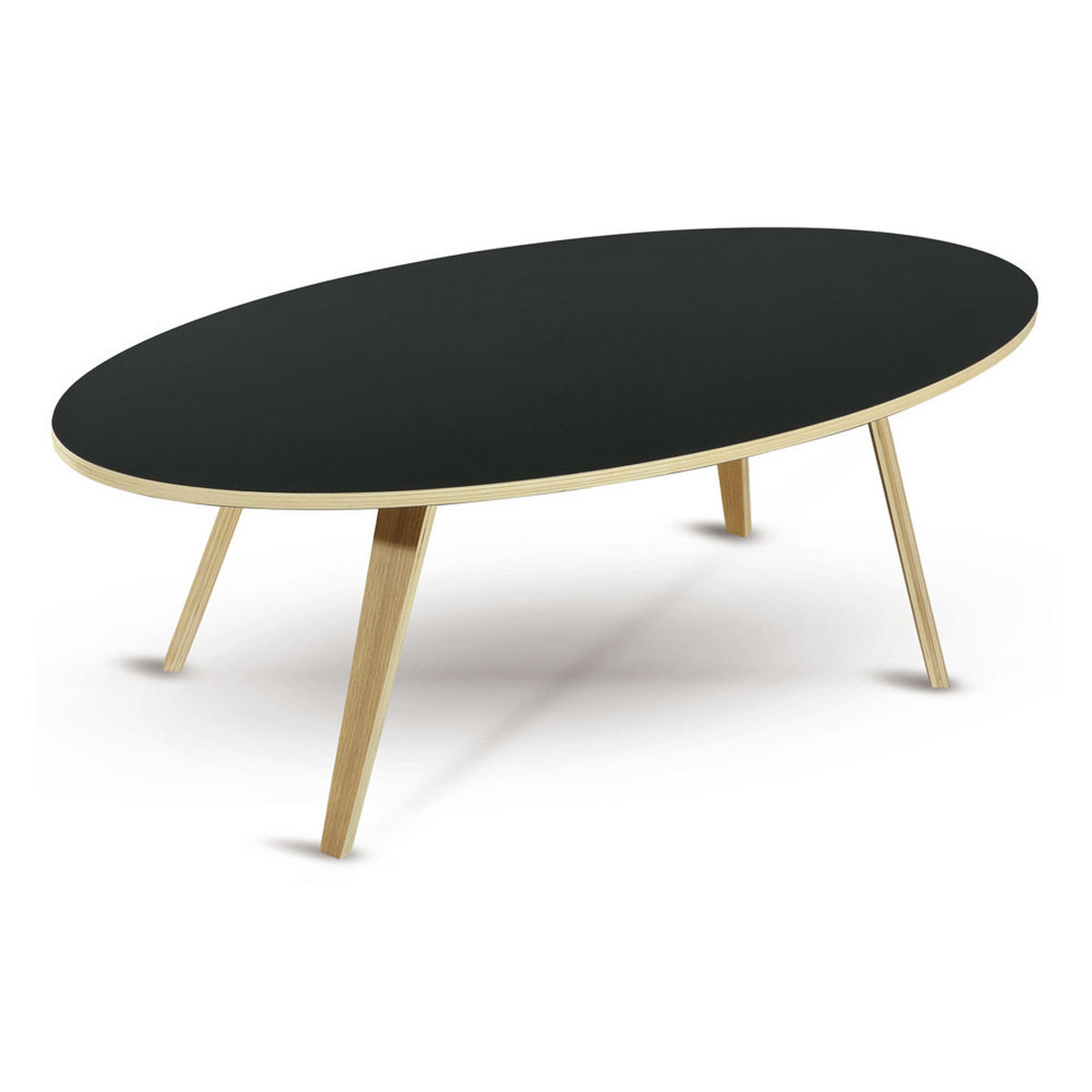 COUCHTISCH ARVIKA 120x50x40 cm, Holz, Schwarz - Schwarz, Holz (120/55/40cm) - dasmöbelwerk