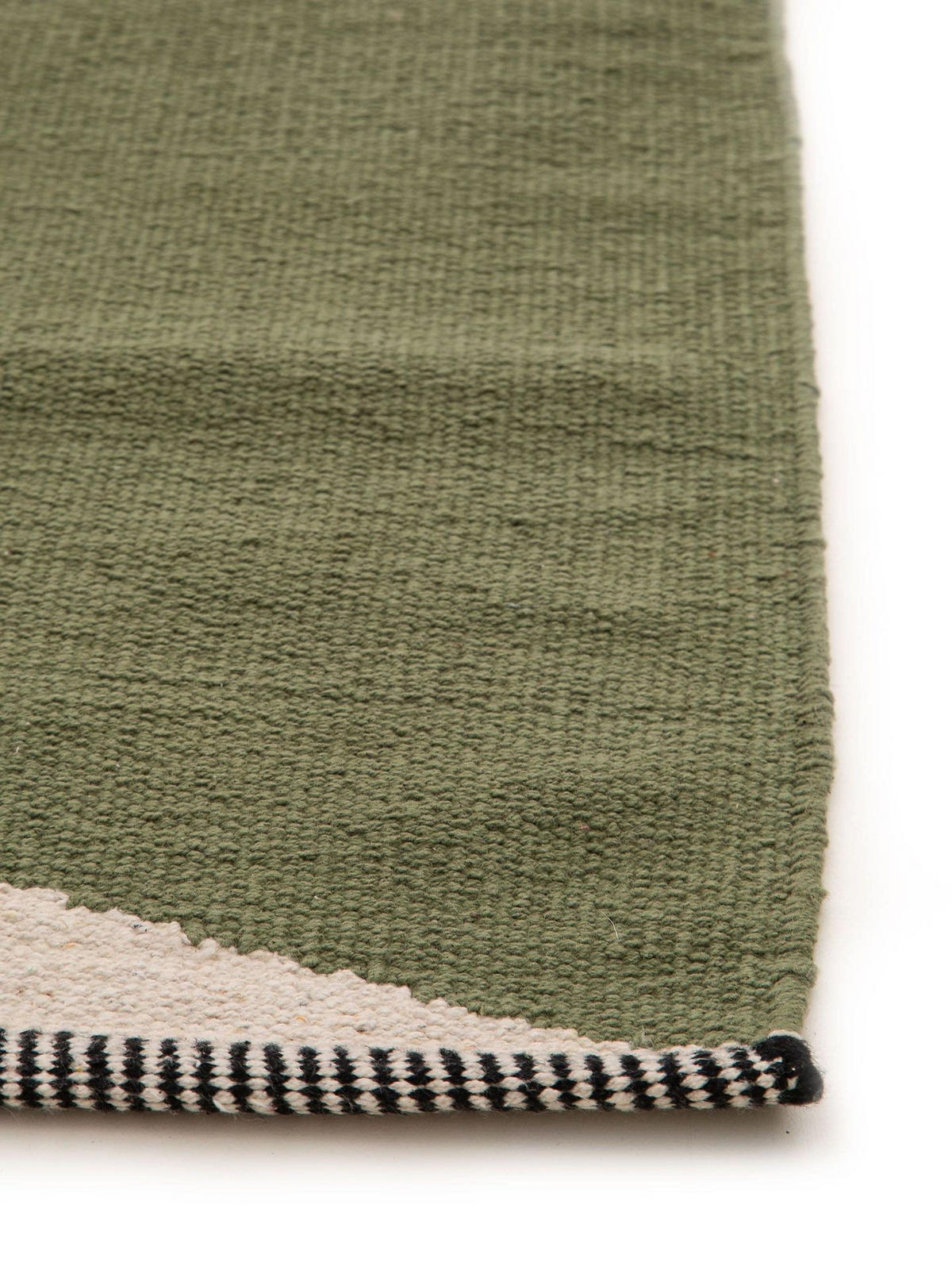 BAUMWOLLTEPPICH Lenny Grün 120x170 cm - Grün, Textil (120/1cm) - KUNSTLOFT