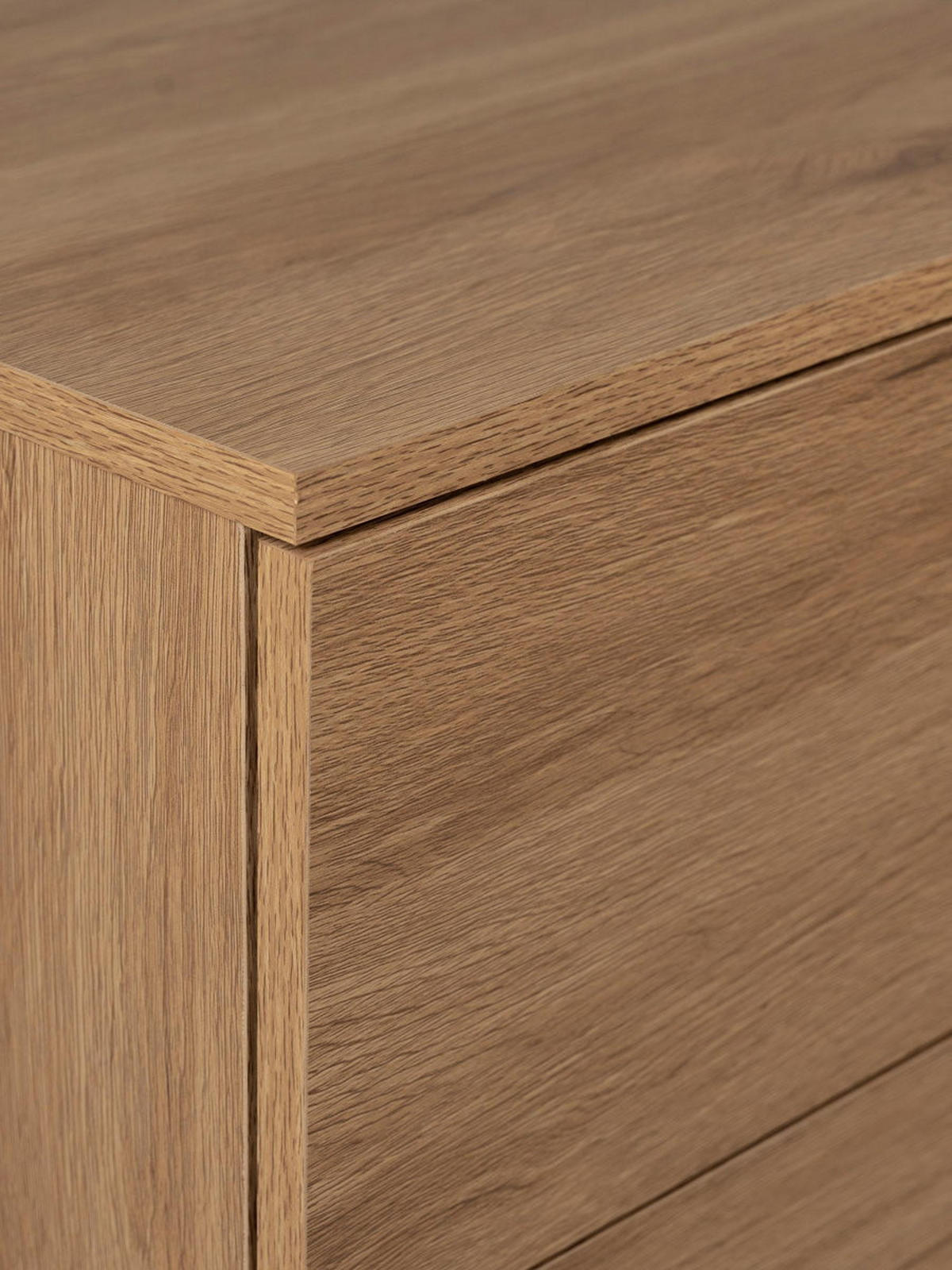 TV-ELEMENT Kolb Natur 180 cm x 55.8 cm - Braun, Holzwerkstoff (180/55/40cm) - Kenay Home