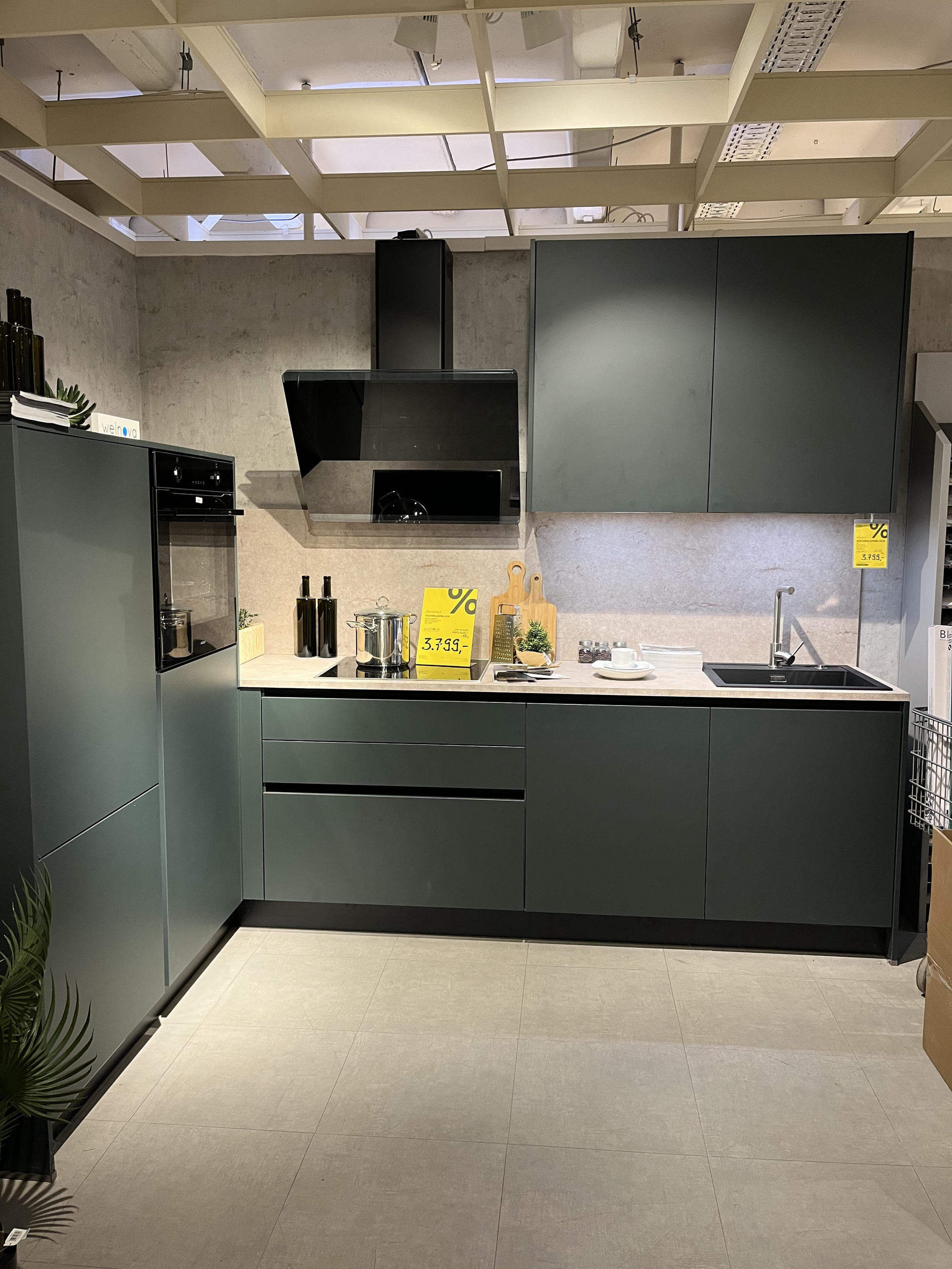 Einbau Küche Welnova Green - Welnova