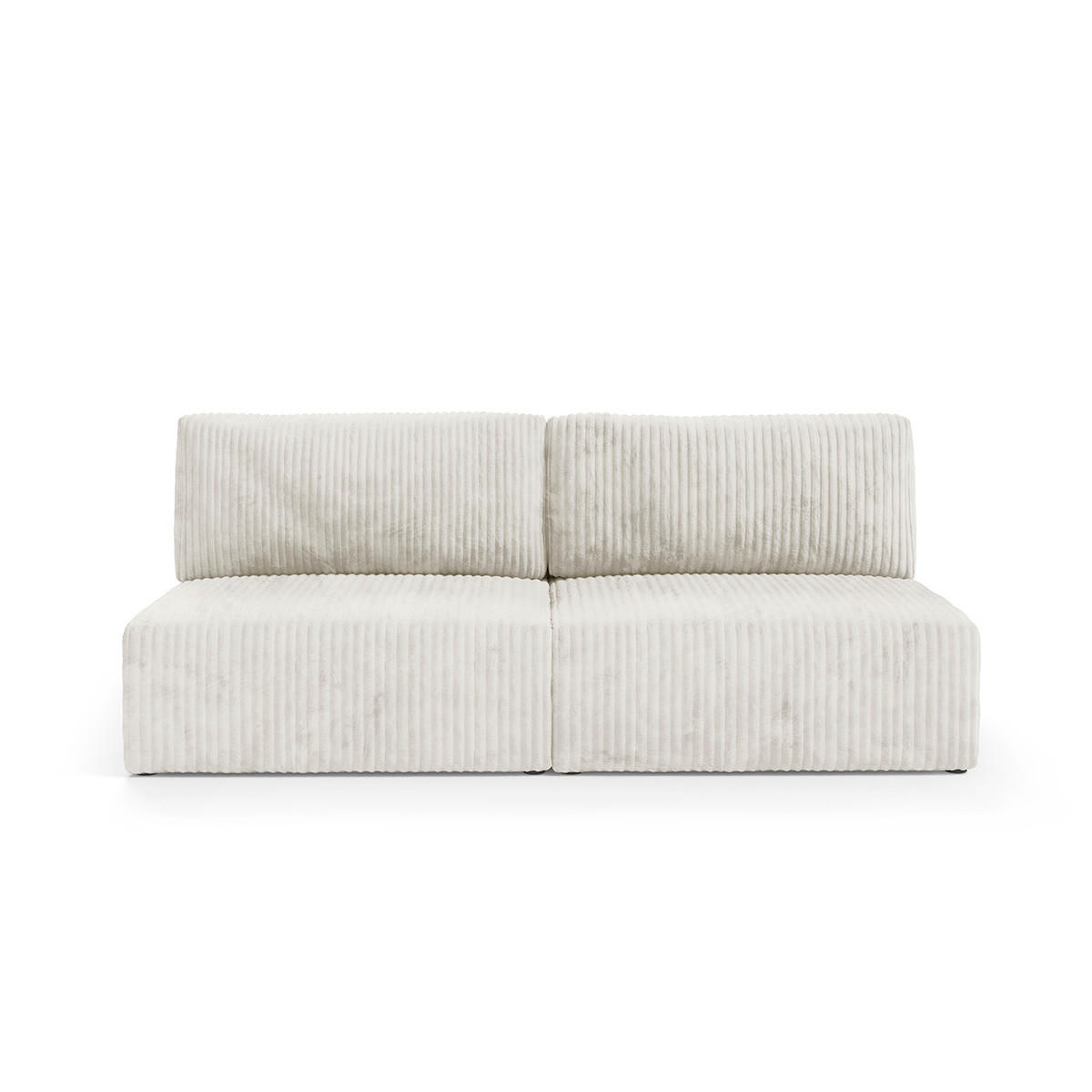 SOFA Angela 3 Sitzplätze Weiß - Weiß, Holz (216/86/102cm) - Petits-meubles