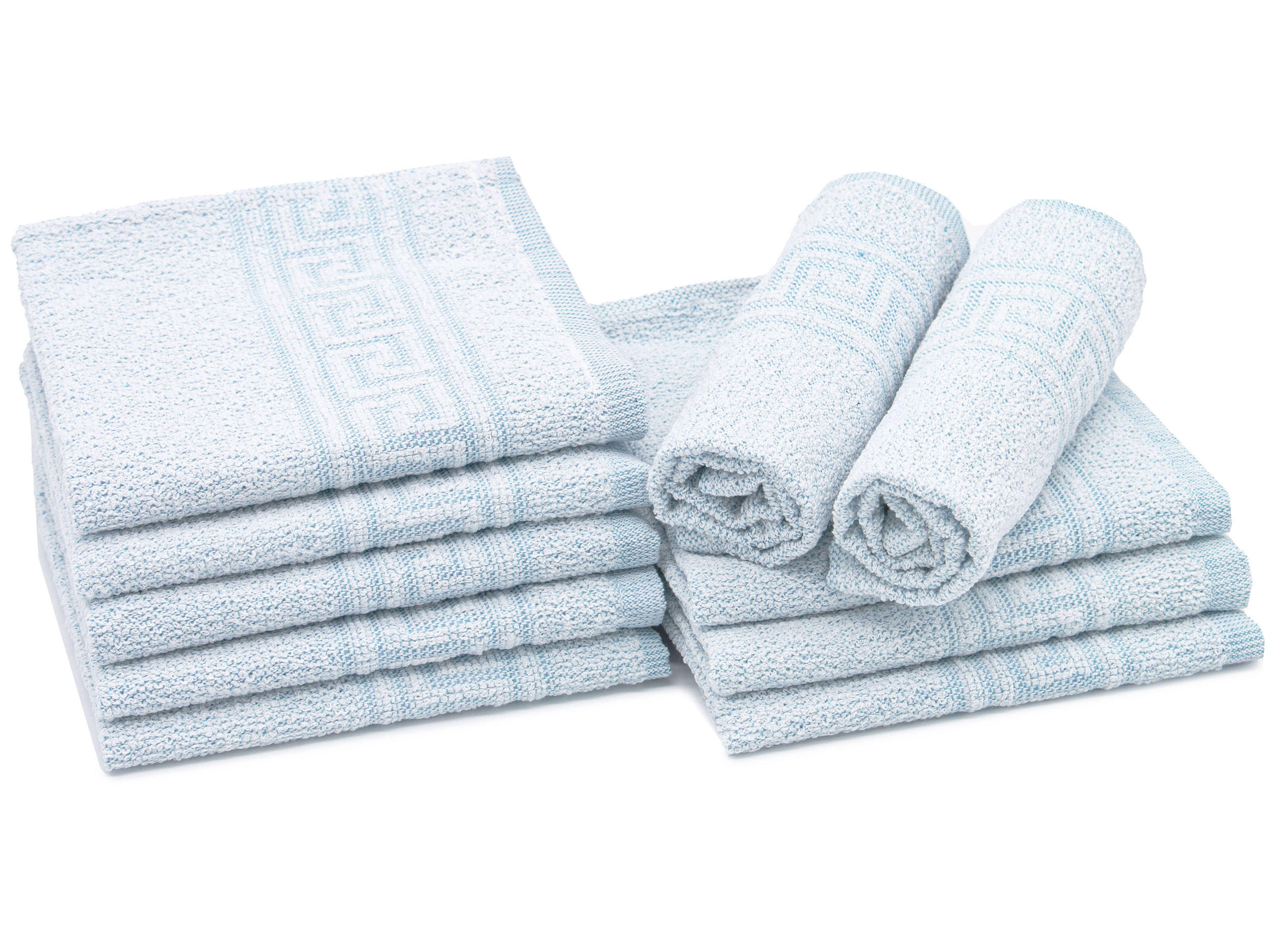 SEIFTÜCHER, 10er-Set, 30x30 cm, 70% Baumwolle, 30% Polyester - Blau, Textil (30/30cm) - Zollner