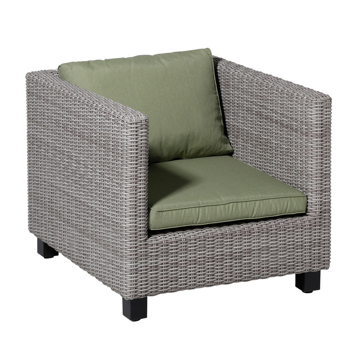 SITZKISSEN Panama 60/60 cm 2er-Set - Hellgrün, Textil (60/8/60cm) - Madison