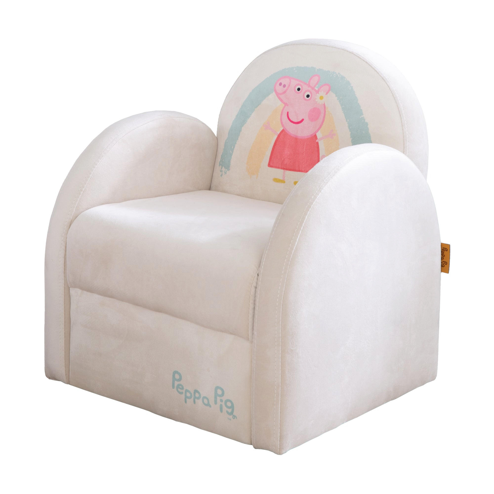 KINDERSESSEL Peppa Pig - Beige, Holzwerkstoff/Textil (44/50/45cm) - Roba