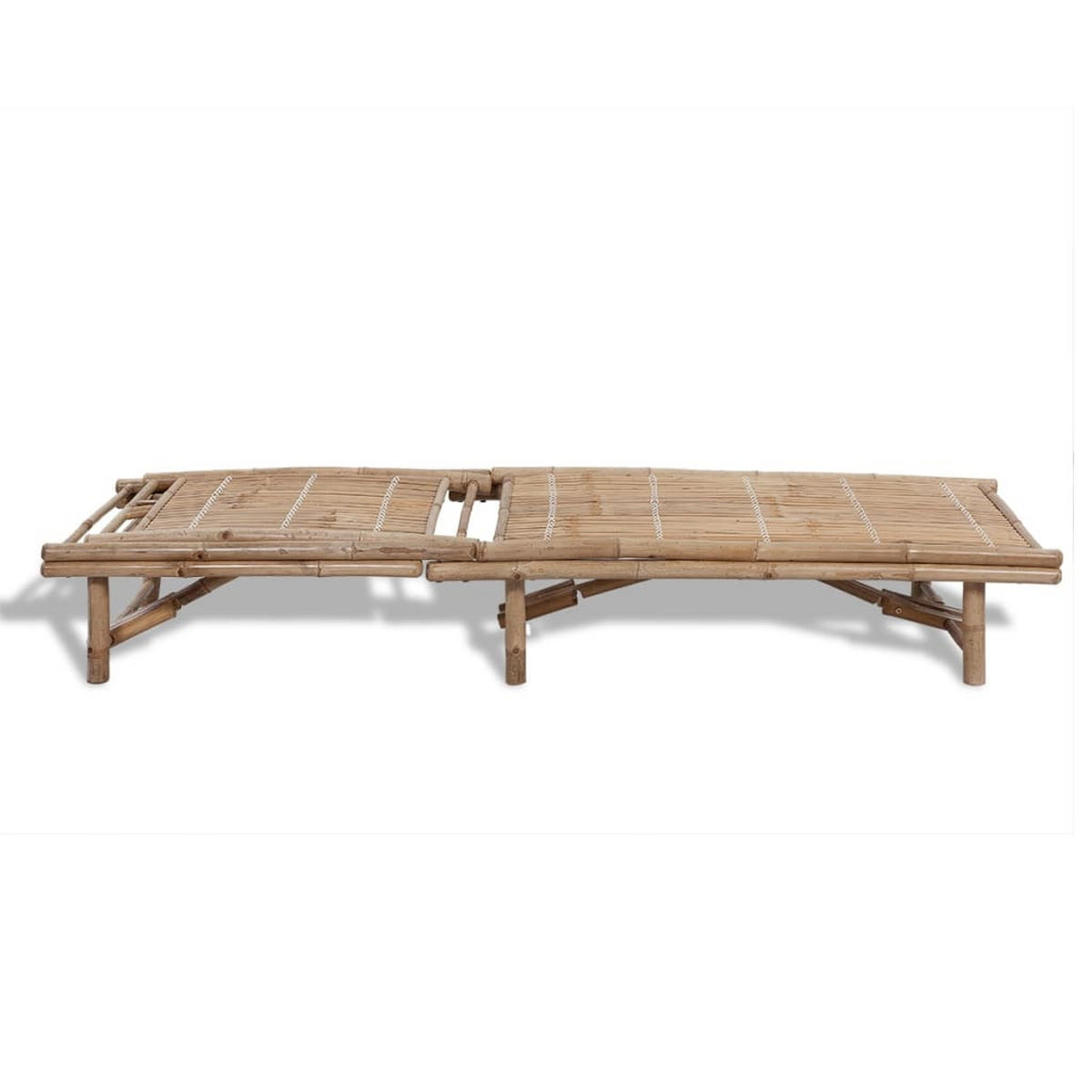 SONNENLIEGE Bambus - Braun, Holz (65/87/200cm) - furnicato