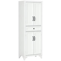 HIGHBOARD DE-11042 4 Türen & 1 Schublade mit verstellbaren Böden Weiß - Weiß, Holzwerkstoff (38/170/60cm) - ComfortXL