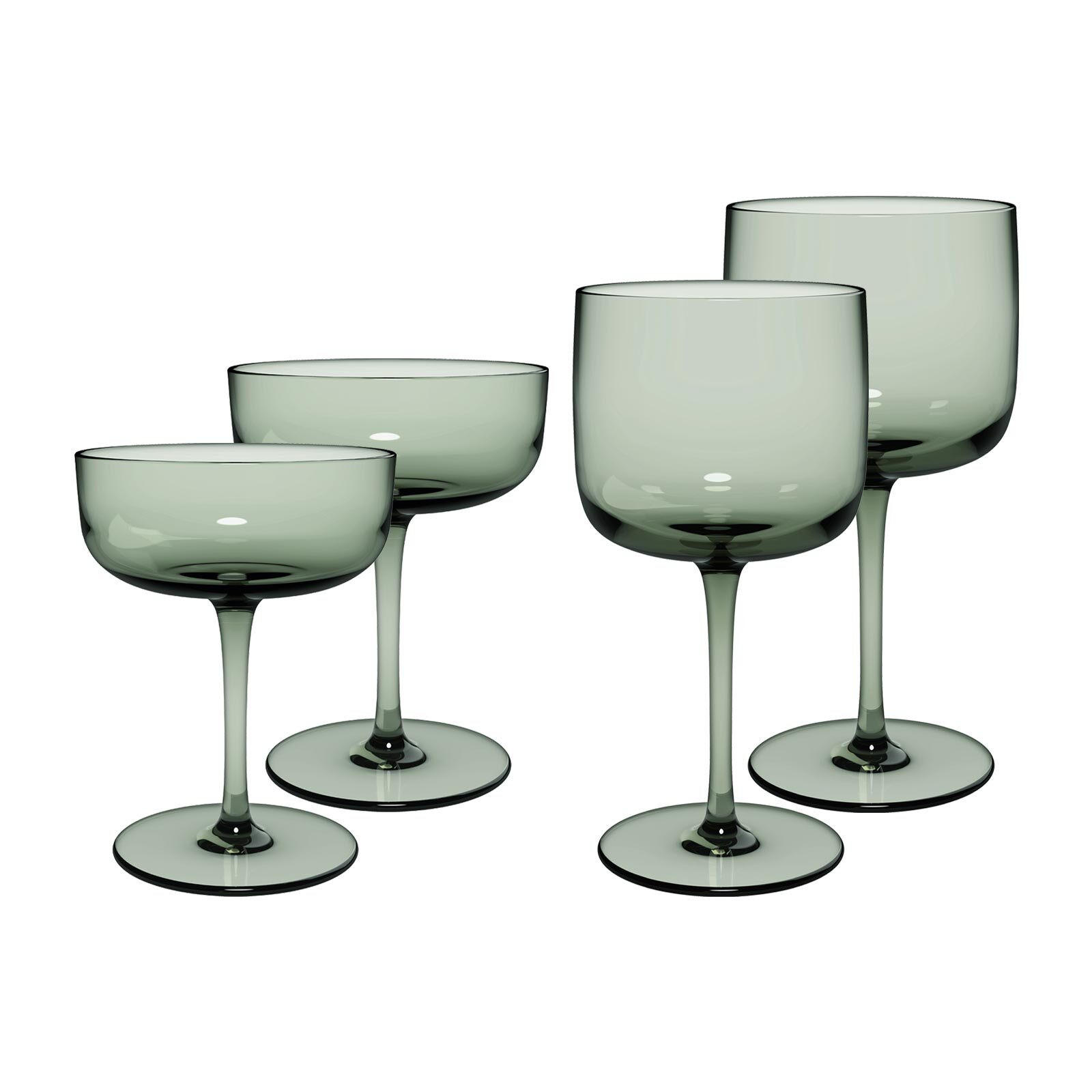 WEIN- UND SEKTGLÄSER Like Glass Sage 4er Set - Grün, Glas - like.Villeroy & Boch