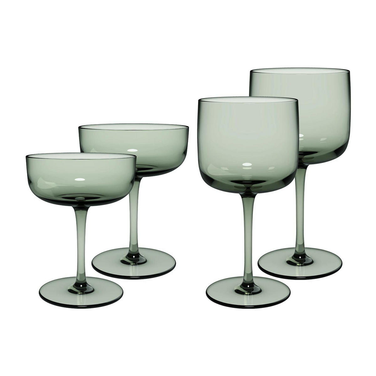 WEIN- UND SEKTGLÄSER Like Glass Sage 4er Set - Grün, Glas - like.Villeroy & Boch