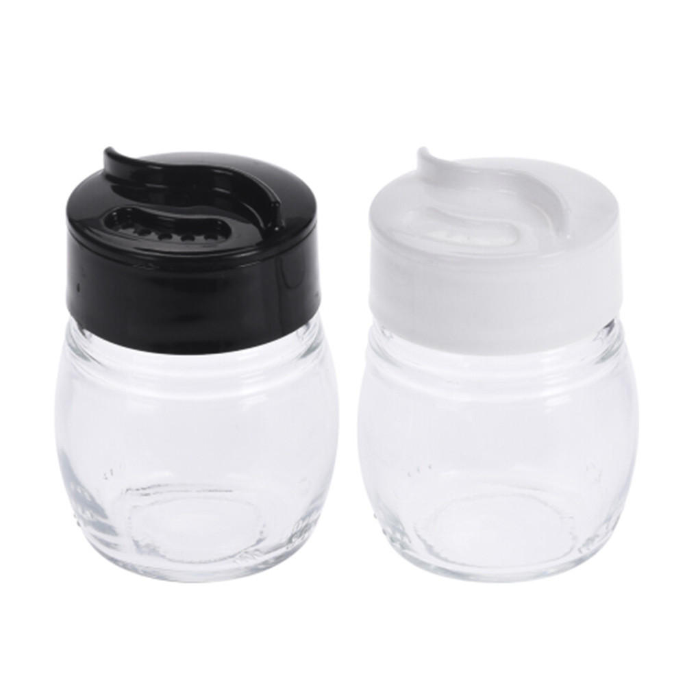 PFEFFER-/SALZGLAGER Bsd Weiß Schwarz 10.5/5.7/7.7 cm Glas - Schwarz/Weiß, Glas (5.7/7.7/10.5cm) - Mondex