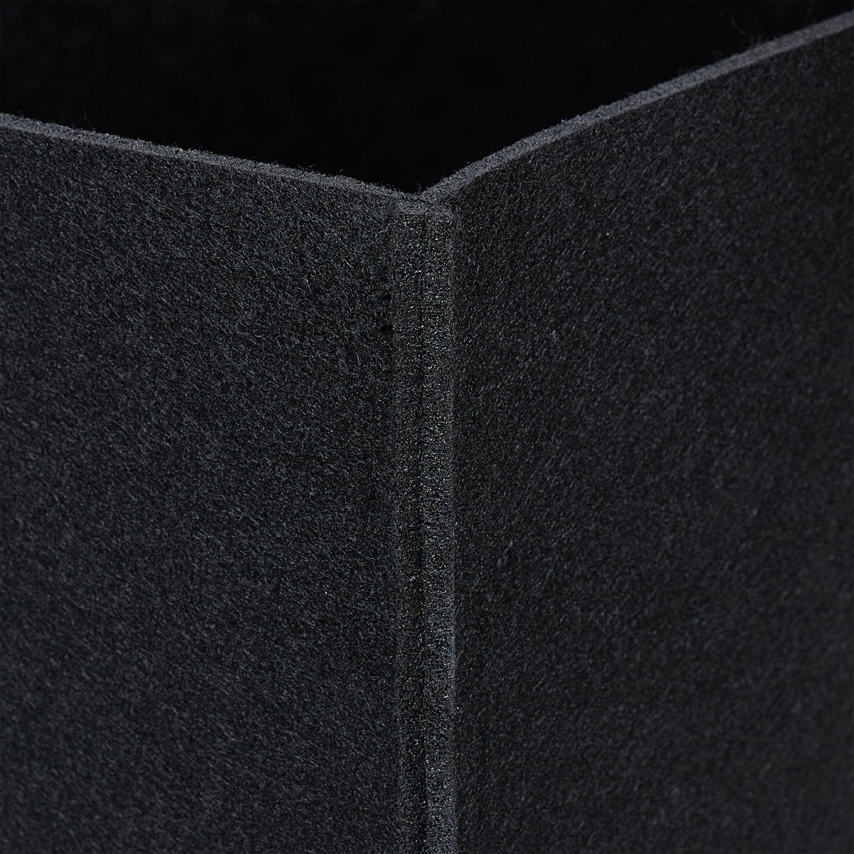 2XKAMINHOLZTASCHE - Schwarz, Textil (50/25/25cm) - Relaxdays