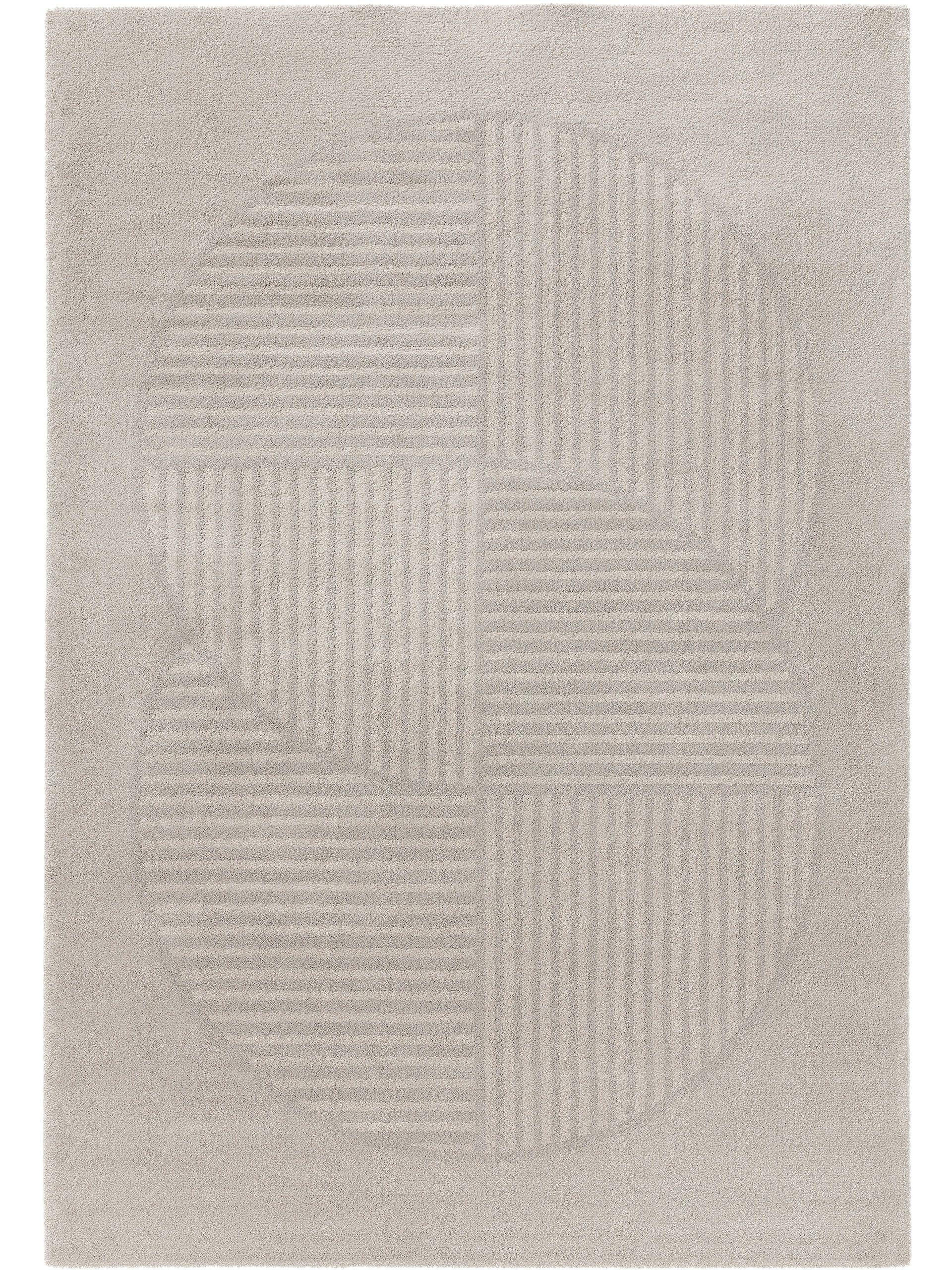 TEPPICH Tacoma Hellgrau 160x230 cm - Hellgrau, Textil (160/230cm) - benuta Nest