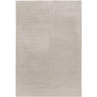TEPPICH Tacoma Hellgrau 240x340 cm - Hellgrau, Textil (240/340cm) - benuta Nest
