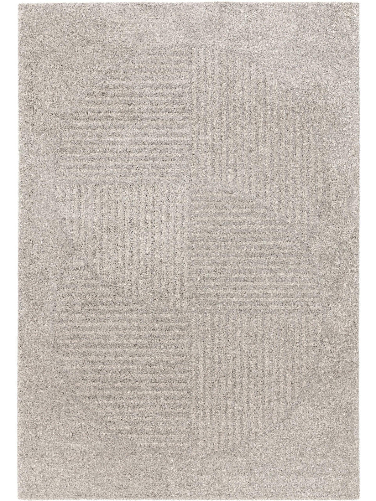 TEPPICH Tacoma Hellgrau 240x340 cm - Hellgrau, Textil (240/340cm) - benuta Nest