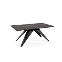 ESSTISCH VENTO Schwarz 80x240x76 cm - Schwarz, Holzwerkstoff (240/80/76cm) - FURNLUX