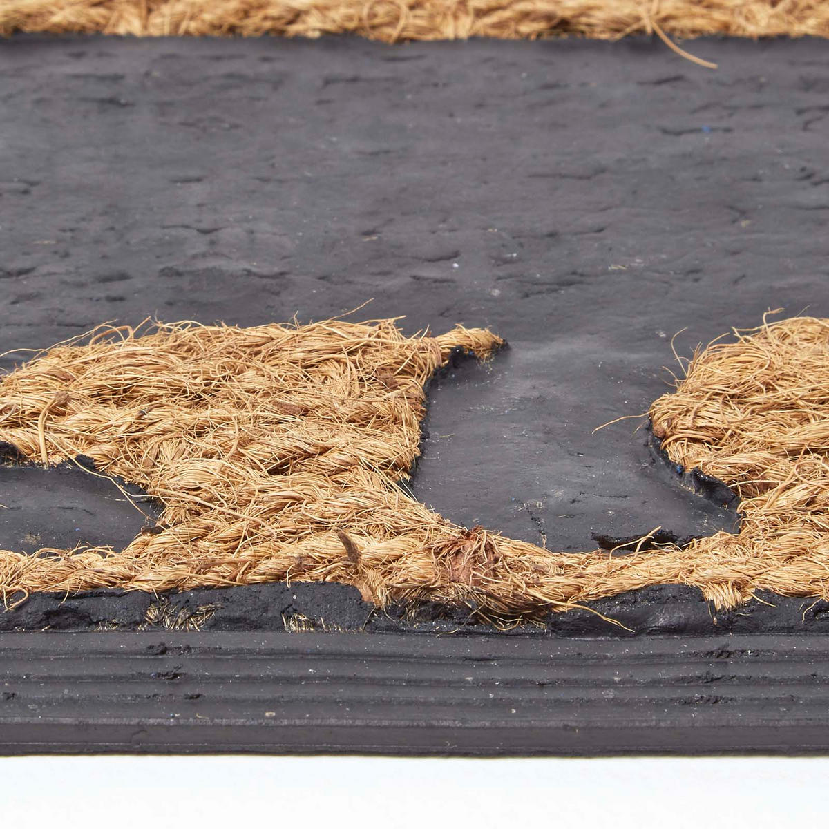 FUSSMATTE Katze, Kokos & Gummi 25/75 cm - Naturfarben, Naturmaterialien (25/75cm) - Homescapes