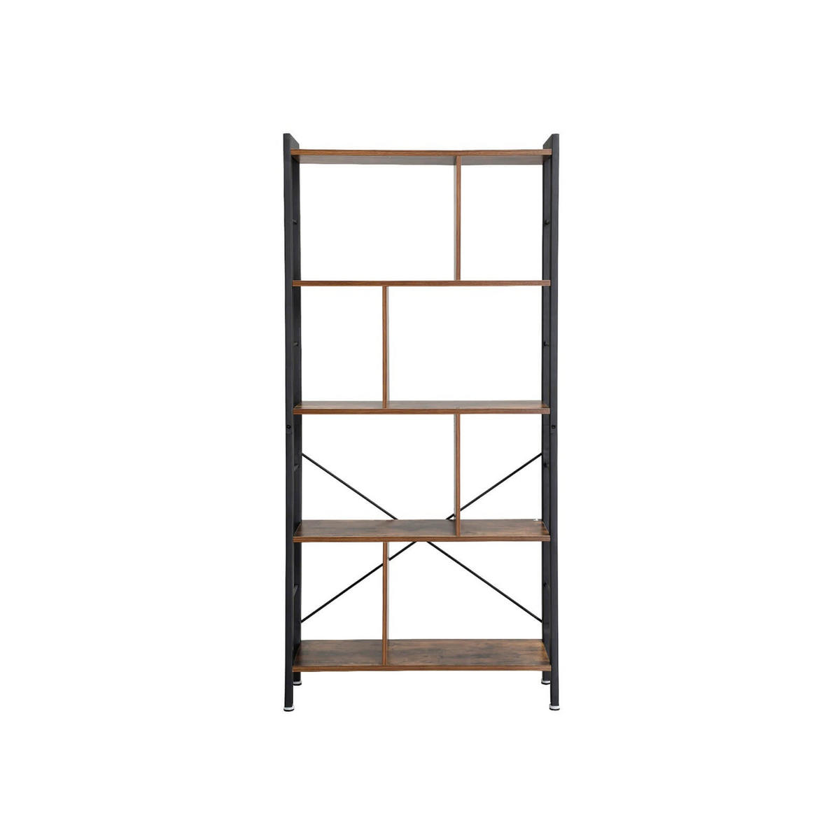 BÜCHERREGAL - Braun, Holzwerkstoff (30/155/74cm) - Hansiro