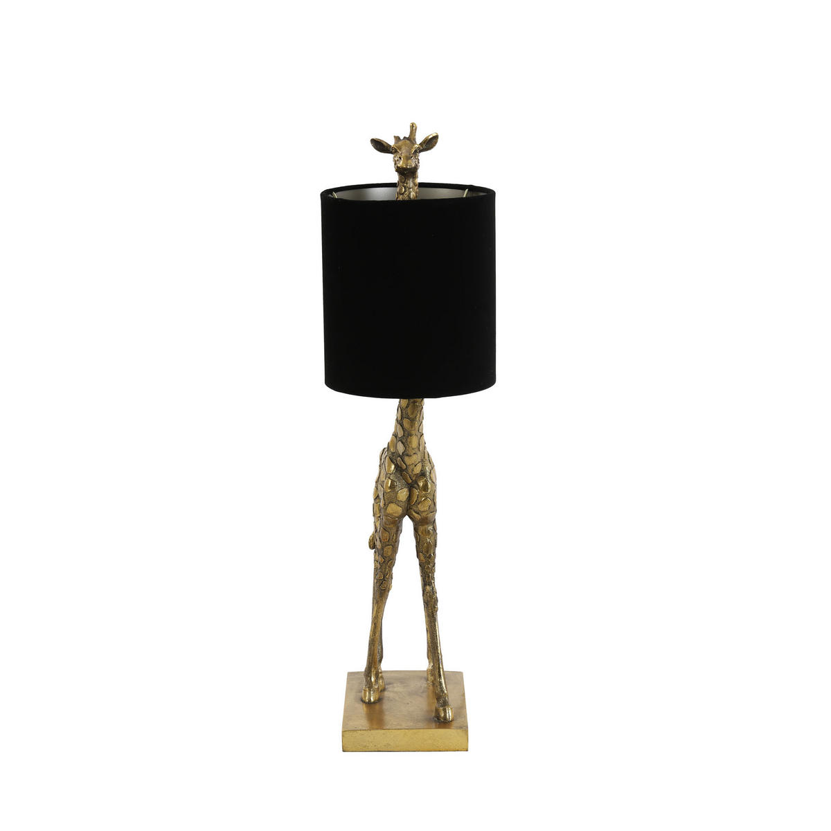 TISCHLAMPE Giraffe Bronze Ø26/61 cm - Bronzefarben, Kunststoff (26/16/61cm) - Light & Living