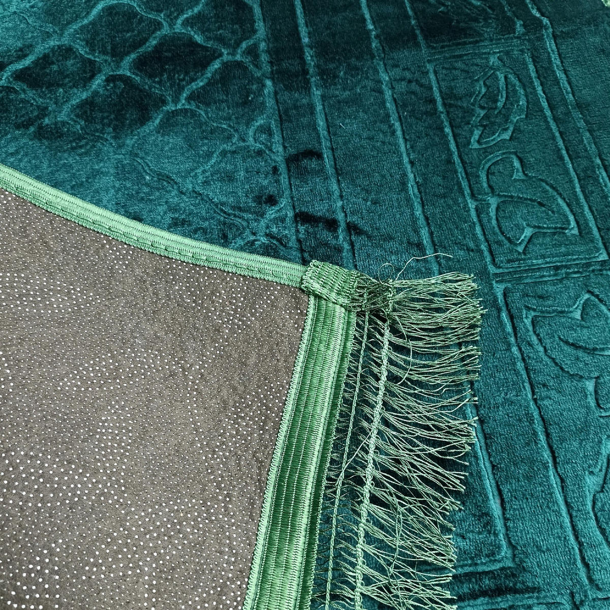 ORIENTTEPPICH Gebetsteppich Islam Seccade (Grün) - Grün, Textil (80/120cm) - Gowoll