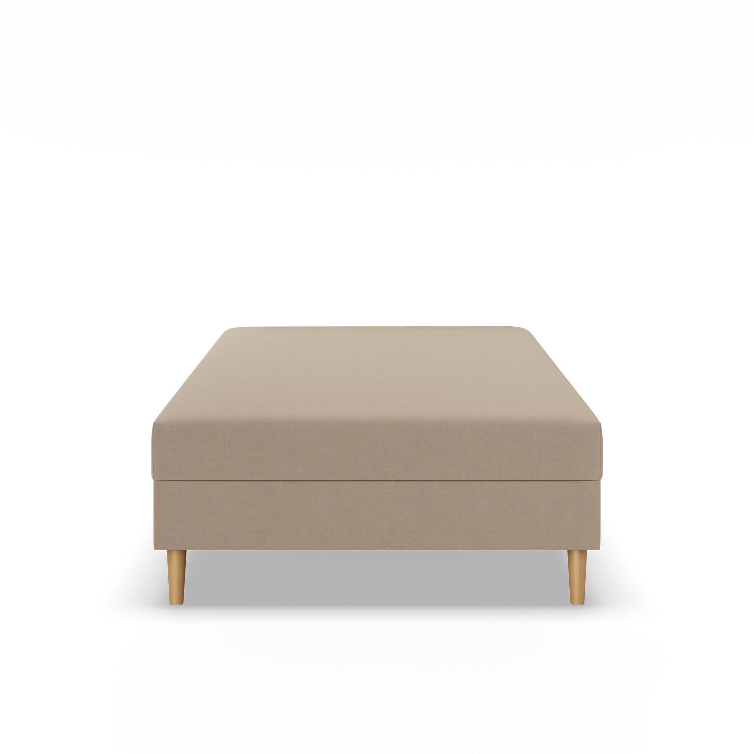 BOXBETT 80x200 CASPE, Beige - Beige, Textil (80/200cm) - Mebligo