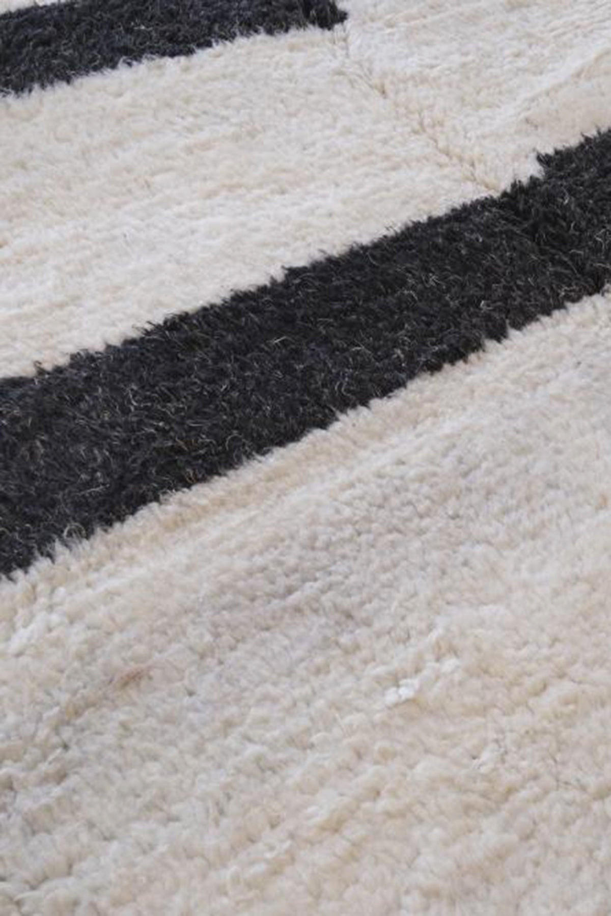 BERBERTEPPICH aus reiner Wolle 141x 240 cm - Weiß, Naturmaterialien (141/240cm) - AFK Living