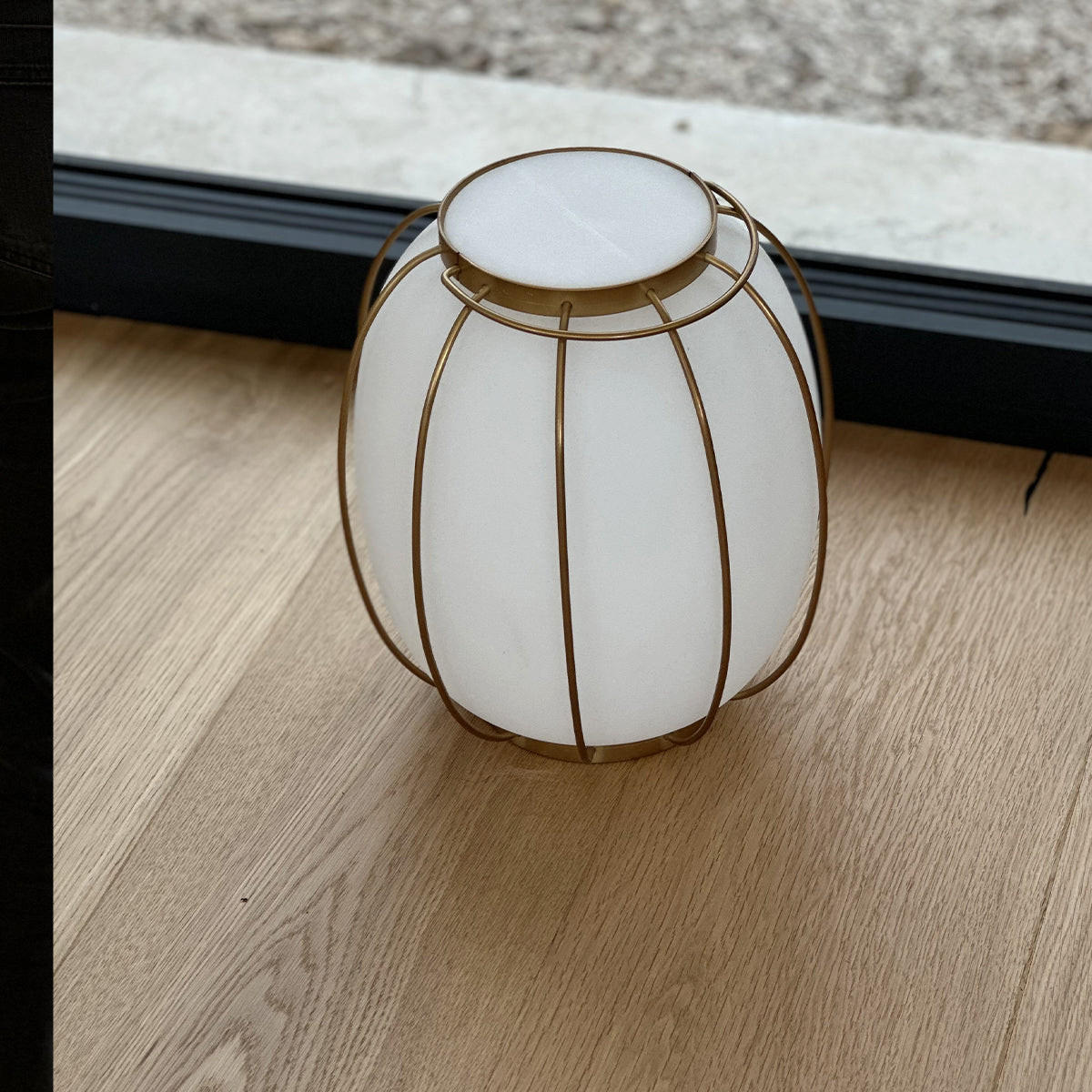 TISCHLAMPE TULUM grau - Grau, Metall (26/26/27cm) - Lumisky
