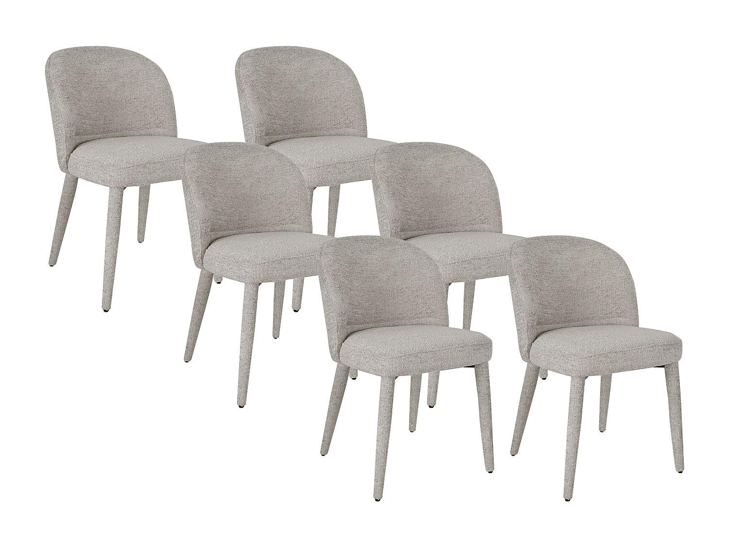 Vente-Unique Stuhl Beige 50x82x60 cm
