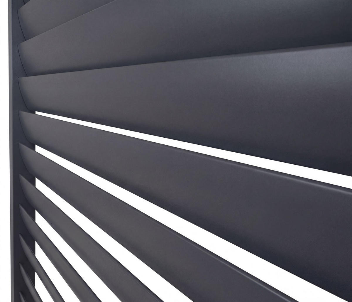 LAMELLENWAND FÜR PERGOLA Anthrazit - Anthrazit, Metall (90/220/6cm) - MCW