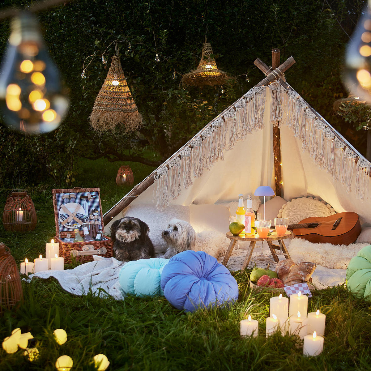 PICKNICKKORB A Day In The Park - Braun, Glas/Keramik (32/18/32cm) - Butlers