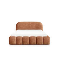 POLSTERBETT mit Stauraum 140x200 cm in Orange - Rostfarben, Textil (140/200cm) - Home Collective