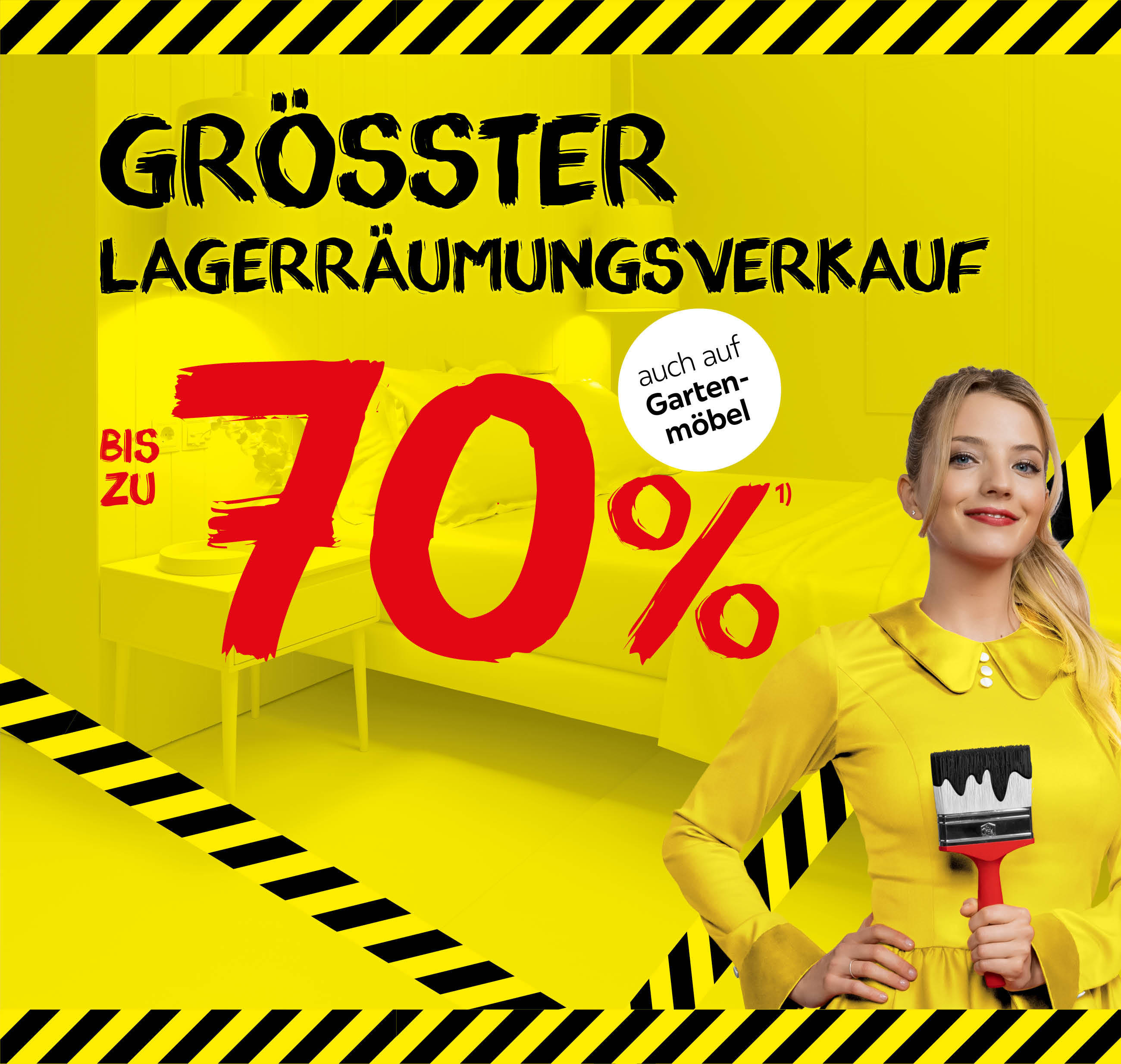 Laugerräumungsverkauf
