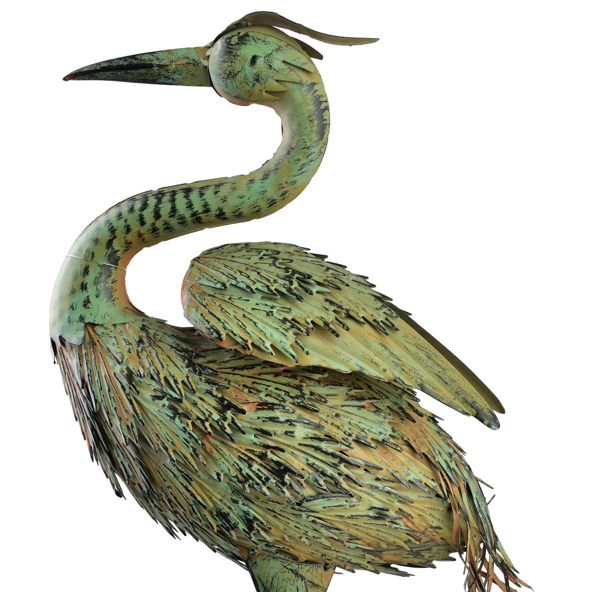 FIGURA, kovová, zelená - zelená barva, kov (20/40/40cm) - Mondex