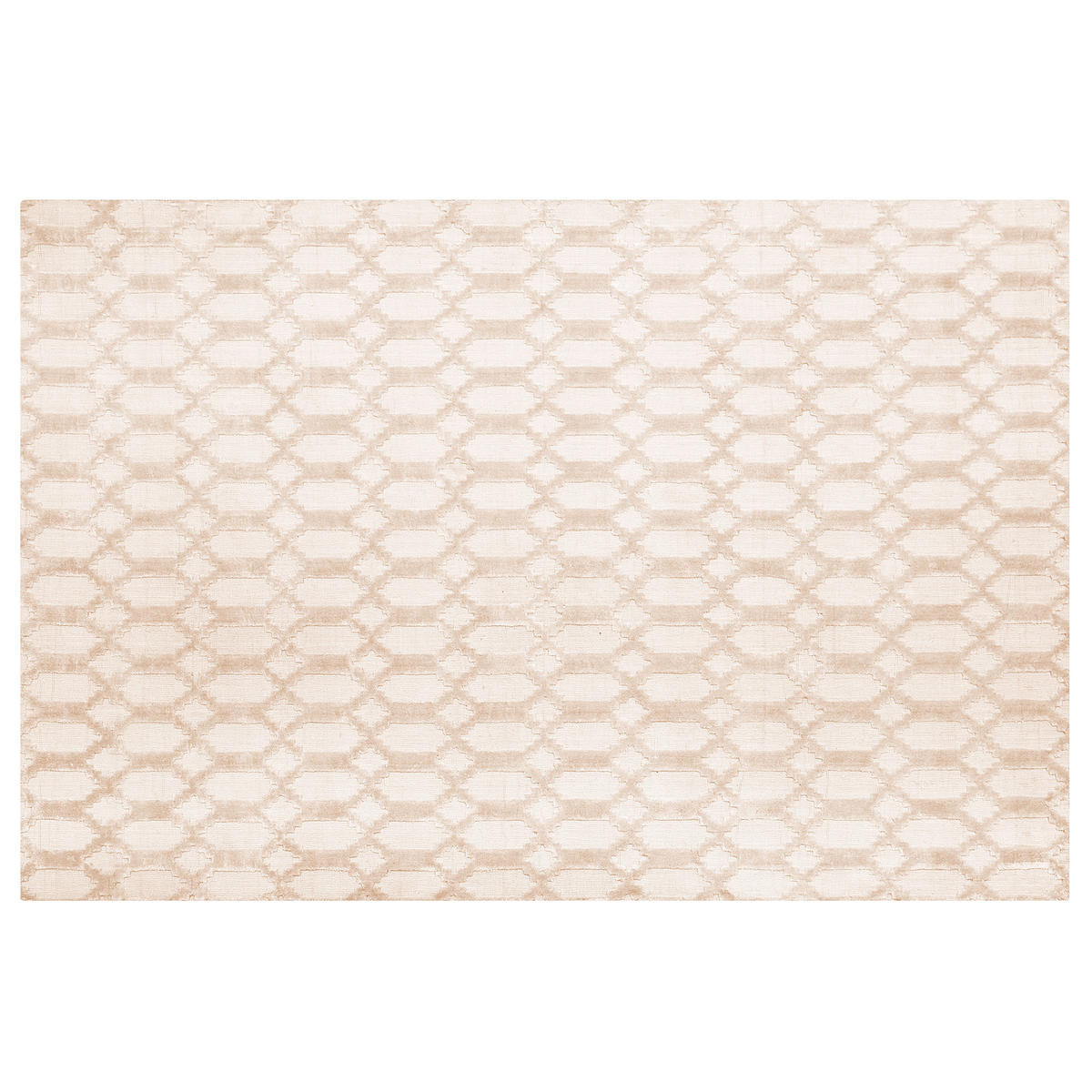 KURZFLOR-TEPPICH Cizre 200/140 cm - Beige, Naturmaterialien (140/200cm) - Beliani