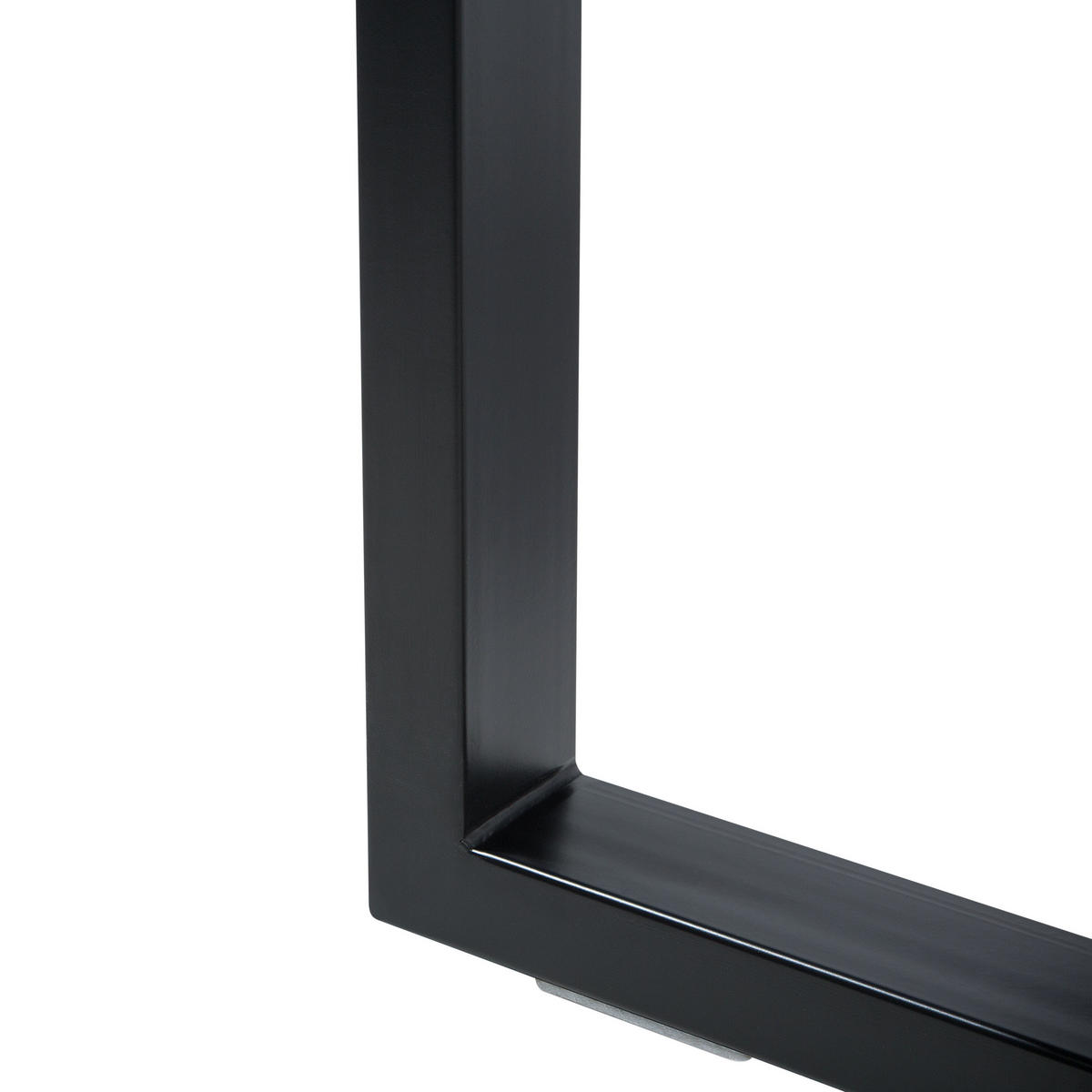 ESSTISCH 160/90/76 cm Dunkelbraun, Schwarz Rechteckig Austin - Dunkelbraun, Holzwerkstoff (160/90/76cm) - Beliani