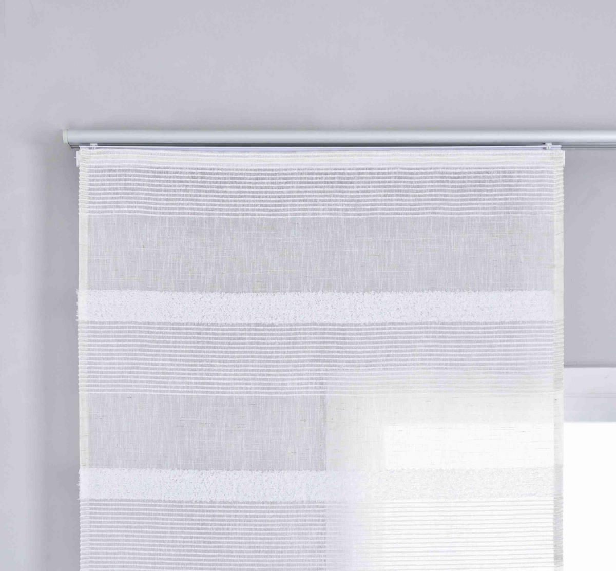 SCHIEBEVORHANG »Halle« HxB 245x60 cm Natur - Naturfarben, Textil (60/245cm) - Gardinenbox
