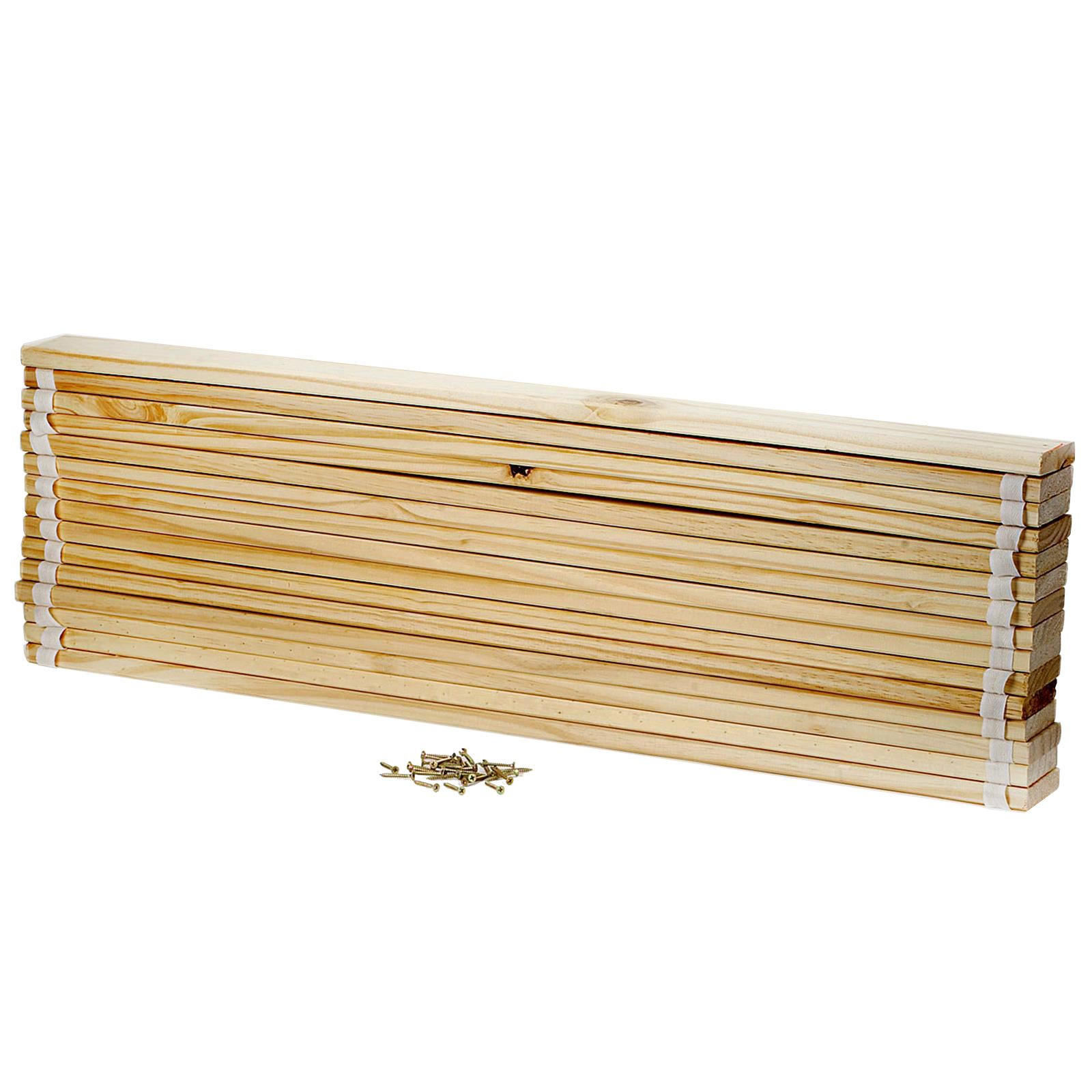 LATTEN-/ROLLROST 80X200 CM - Naturfarben, Holz (196/80/2cm) - IDIMEX